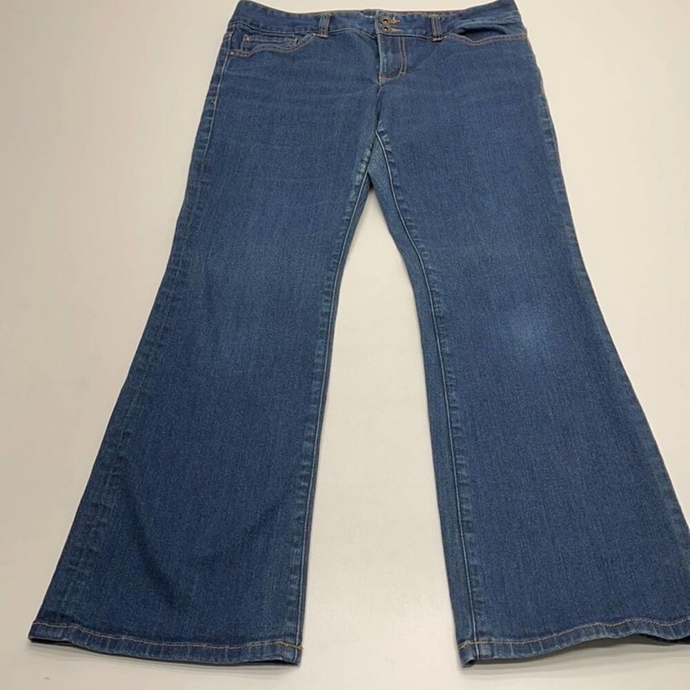 TOMMY HILFIGER Womens 10S Bootcut Blue Jeans